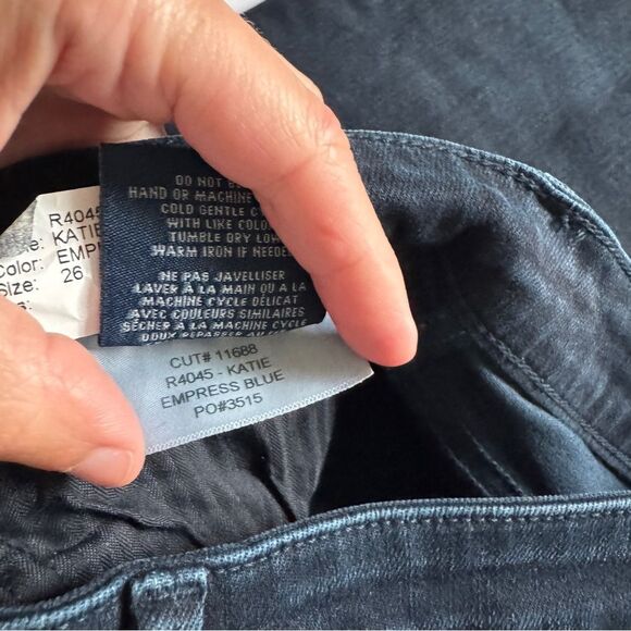 Fidelity Katie High Rise Classic Flare Empress Blue Jeans Size 26 NWT - Picture 8 of 11